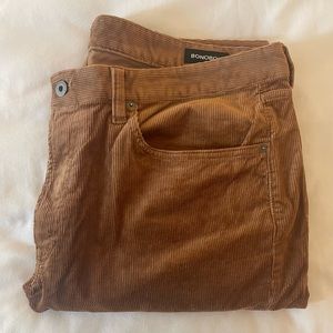 NWOT Bonobos Corduroys/Cords Pants Brown 38x30.